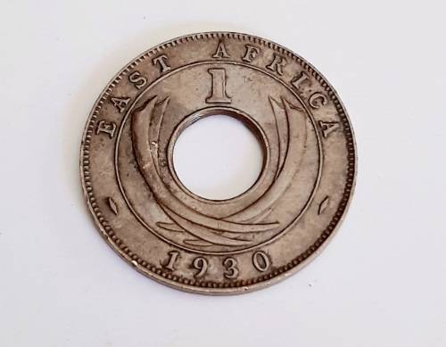 ** 1930  KGV East Africa 1c Coin `Royal Mint` [ VF ].**