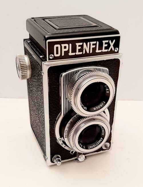 Rare Post-War Japanese Oplenflex Rektor No.8636 TLR Camera with Case