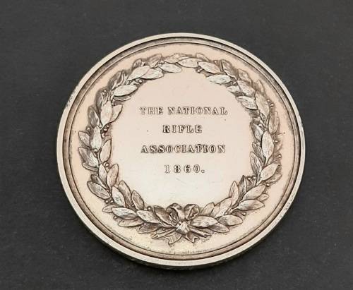 1872 Silver National Rifle Association Medal att. Royal Maritzburg Rifles