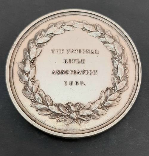 1872 Silver National Rifle Association Medal att. Royal Maritzburg Rifles
