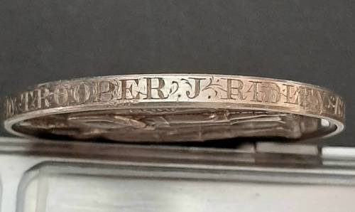 1872 Silver National Rifle Association Medal att. Royal Maritzburg Rifles