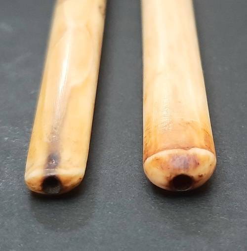 Early 20th Century  `Asian Elephant` Pair Cigarette Holders (x2).