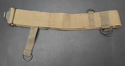 Rhodesian Bush War: Patt.69 Unissued Green Webbing Belt w/ Add. Strap #1 **
