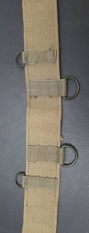 Rhodesian Bush War: Patt.69 Unissued Green Webbing Belt w/ Add. Strap #1 **