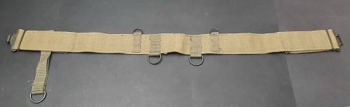 Rhodesian Bush War: Patt.69 Unissued Green Webbing Belt w/ Add. Strap #1 **