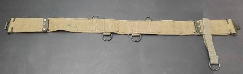 Rhodesian Bush War: Patt.69 Unissued Green Webbing Belt w/ Add. Strap #1 **
