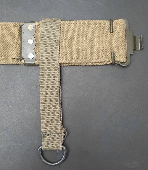 Rhodesian Bush War: Patt.69 Unissued Green Webbing Belt w/ Add. Strap #1 **