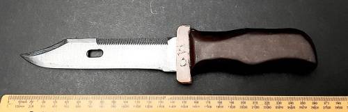 ** Border War: 1980s AK47 Bayonet SADF Troopie Conversion Knife w/ Sheath (27cm).**