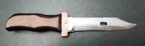 ** Border War: 1980s AK47 Bayonet SADF Troopie Conversion Knife w/ Sheath (27cm).**