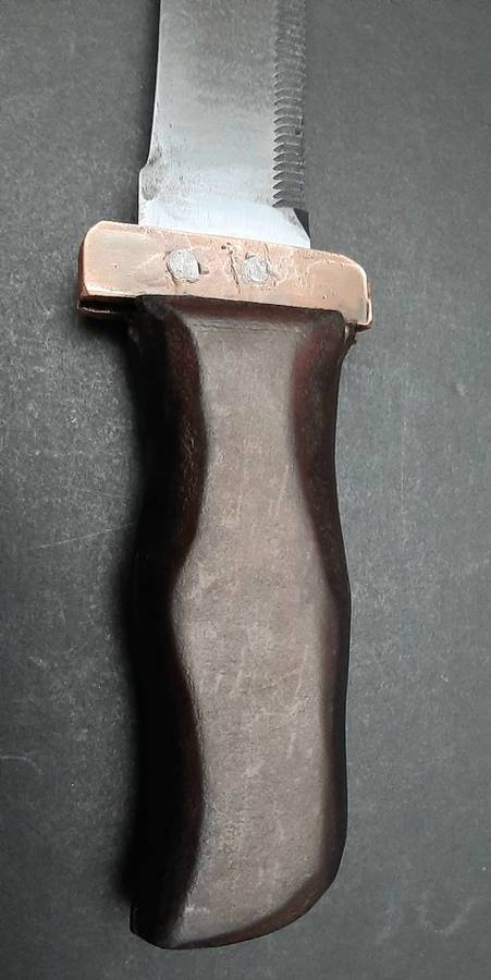 ** Border War: 1980s AK47 Bayonet SADF Troopie Conversion Knife w/ Sheath (27cm).**