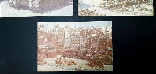 **Border War:  Lot 3 x Assorted 1981 Operation Protea SADF Propaganda Postcards (UNUSED).**