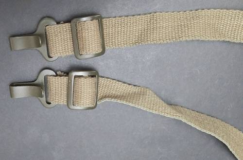 **Rhodesian Bush War: Patt.69 Unissued Green Webbing Yoke/ Suspender**