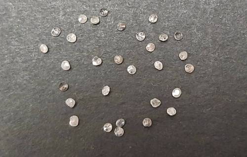STUNNING: 0.52 ct Round-cut `Salt & Pepper`  Natural Melee Diamonds(Certified).**