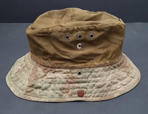**Border War:  1970s South African Police (SAP) 2nd Pattern Camouflage Bush Hat (Size: 57).**