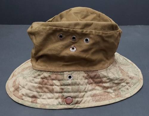 **Border War:  1970s South African Police (SAP) 2nd Pattern Camouflage Bush Hat (Size: 57).**