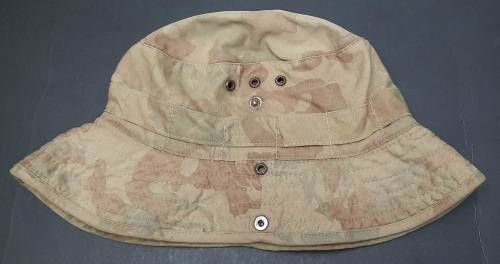 **Border War:  1970s South African Police (SAP) 2nd Pattern Camouflage Bush Hat (Size: 57).**