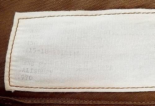 **RARE: 1970 Dated - Rhodesian Contract SADF Nutria Trousers (James Finlay Pvt. Ltd , Salisbury).**