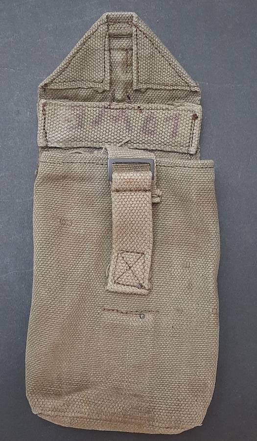 **Rhodesian Bush War: Patt.69 Rhodesian Army FN FAL Ammo Pouch (Inscribed).**