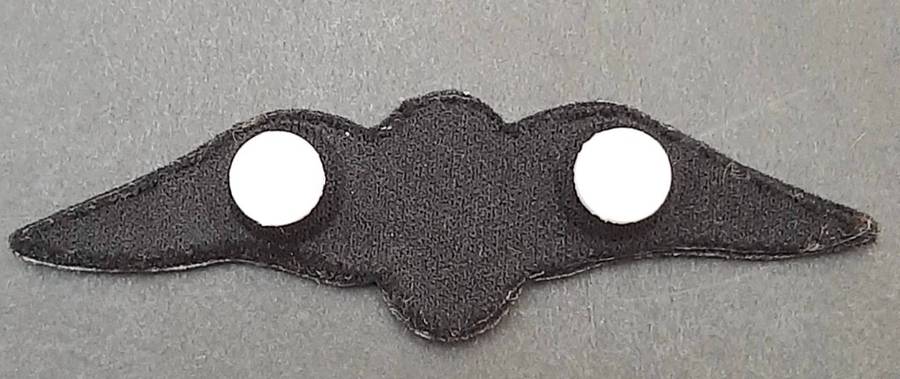 **Border War : 1980s SAAF Tupperware Pilot`s Wings Embossed w/ Pins(UNUSED).**