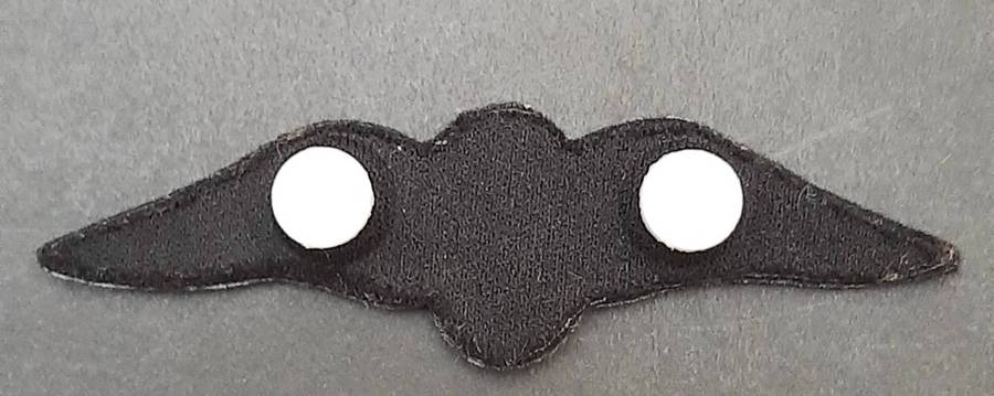 **Border War : 1980s SAAF Tupperware Pilot`s Wings Embossed w/ Pins(UNUSED).**