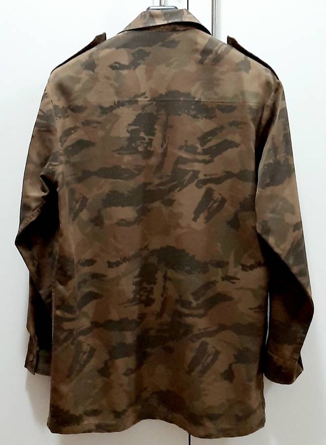 **Border War : 1980s S.A. Railway Police National Task Force Camouflage L/S Shirt w/ Para Wings **