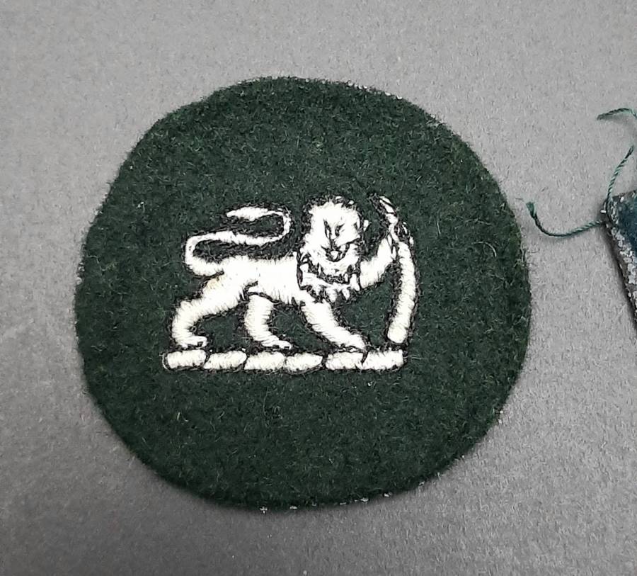 **Rhodesian Bush War: 1970s Rhodesian Army Step-out  Title & Sgt-Major Rank Insignia**