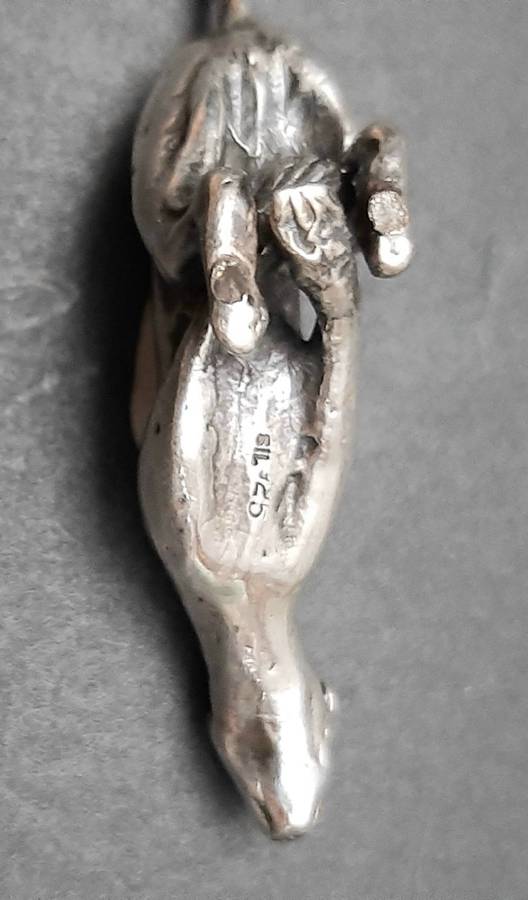 **STUNNING: .925 Silver Cheetah 1960s Figurine (31.82 gram).**