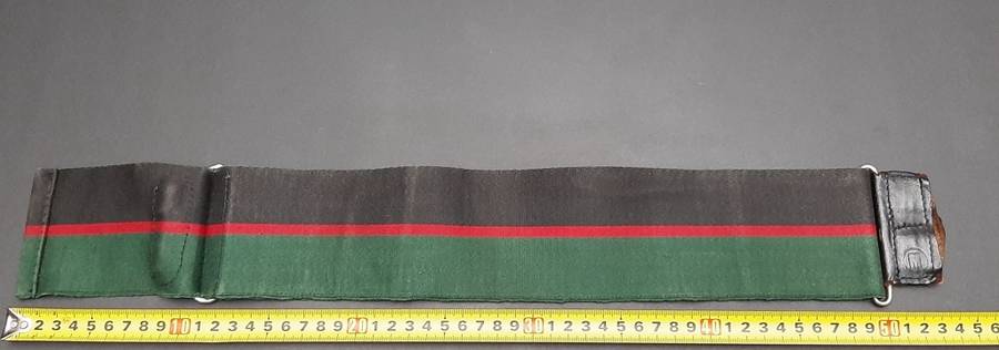 **Rhodesian Bush War: 1970s Rhodesia Regiment Beret w/ Badge & Stable Belt Length (57)**