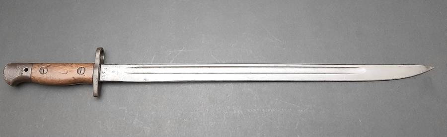 **WW1 : UDF/ SAP 1917 Wilkinson Patt.1907 Bayonet w/ Scabbard. **