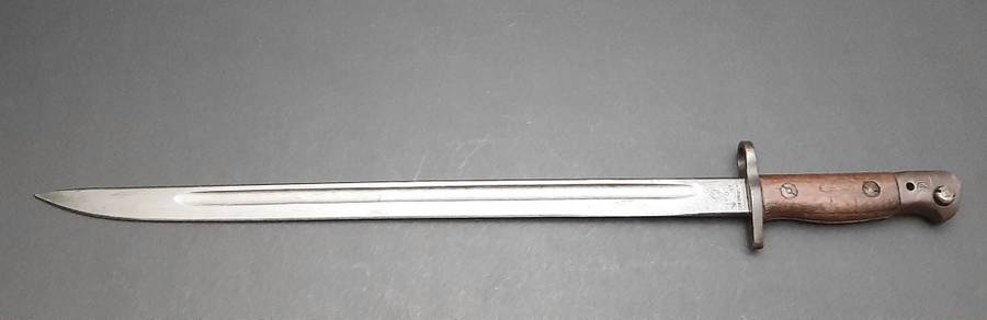 **WW1 : UDF/ SAP 1917 Wilkinson Patt.1907 Bayonet w/ Scabbard. **