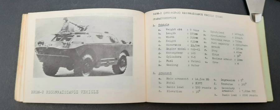**Border War : 1980s SADF Operation Hooper/ Modular MPLA Weapons ID Booklet (USED).**