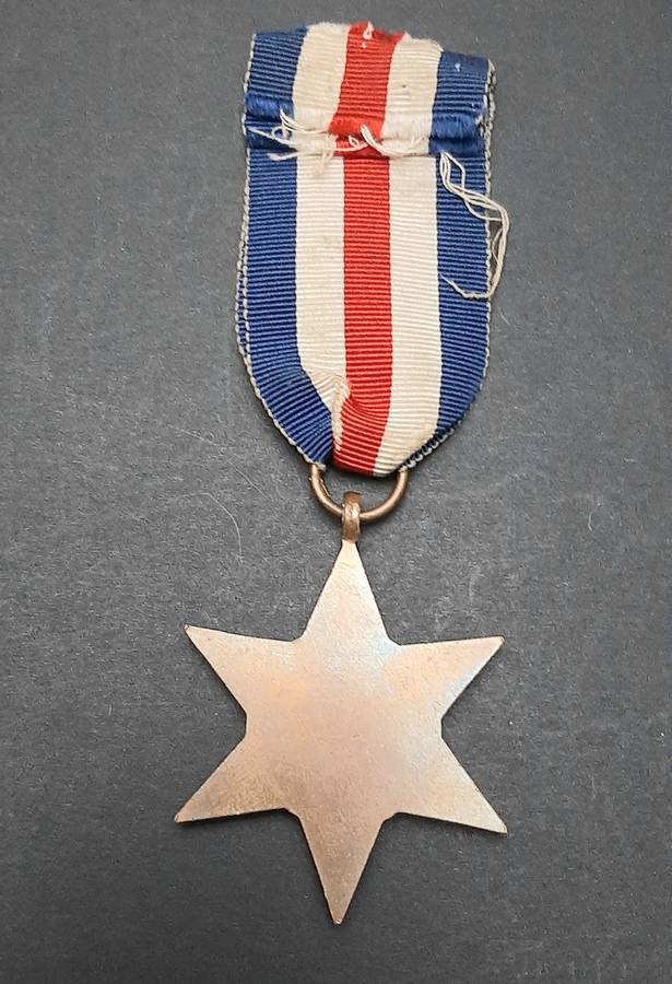 **RARE: WW2 France & Germany Campaign Star Medal w/ Ribbon #2 (British Issue).**