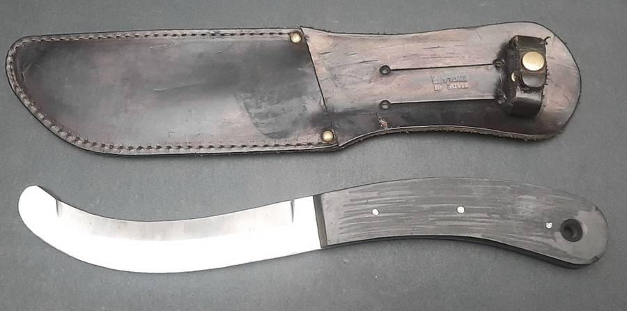 Rare 1960s British Army Parachute 'Hopkinson' Release Knife with Scabbard 25cm