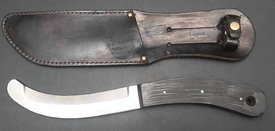Rare 1960s British Army Parachute 'Hopkinson' Release Knife with Scabbard 25cm