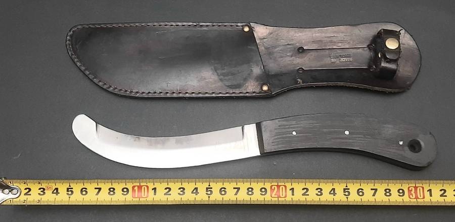 Rare 1960s British Army Parachute 'Hopkinson' Release Knife with Scabbard 25cm