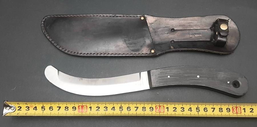 Rare 1960s British Army Parachute 'Hopkinson' Release Knife with Scabbard 25cm