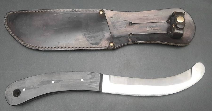 Rare 1960s British Army Parachute 'Hopkinson' Release Knife with Scabbard 25cm