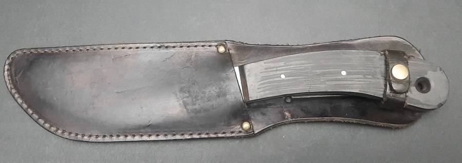 Rare 1960s British Army Parachute 'Hopkinson' Release Knife with Scabbard 25cm