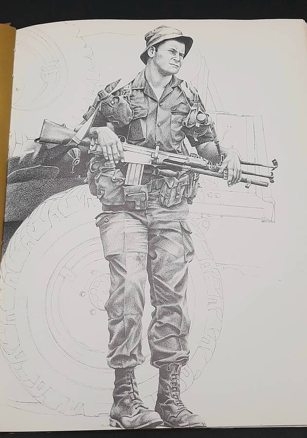 **RARE: Signed ' Images of War'  Hardcover Book ( SWATF O/C  General Georg Meiring).**