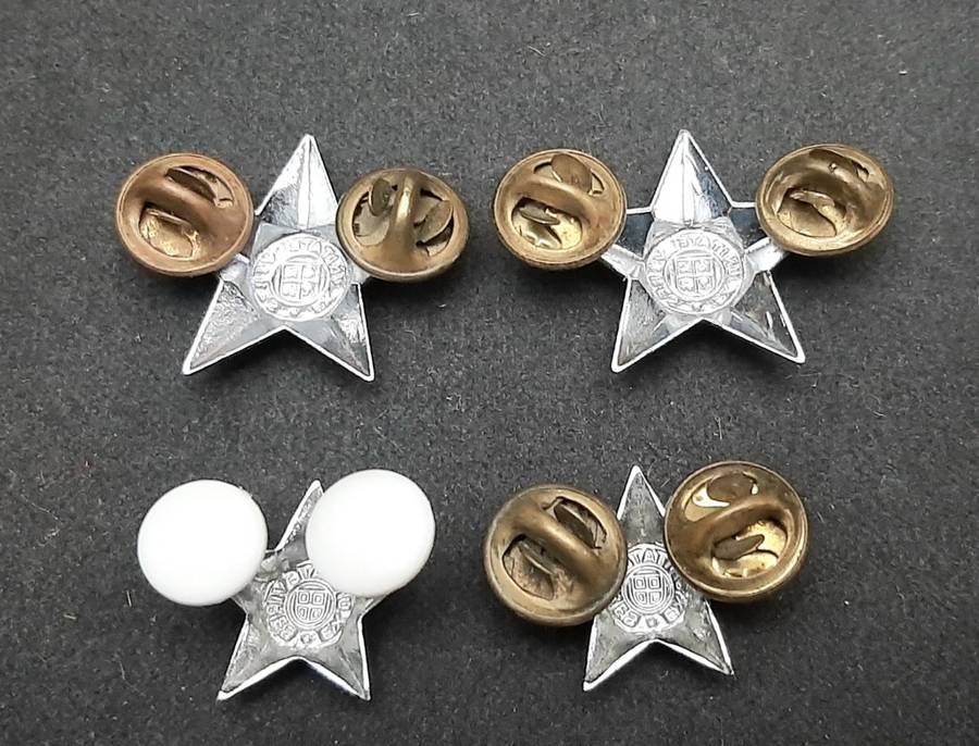 **Border War : 1980s SADF 2nd Lieutenant Step-Out & Mess Rank Insignia (4 Pcs).**