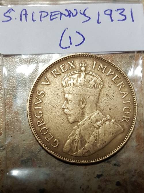 South African 1 penny1931