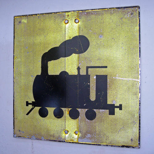 SAR Level crossing sign - old