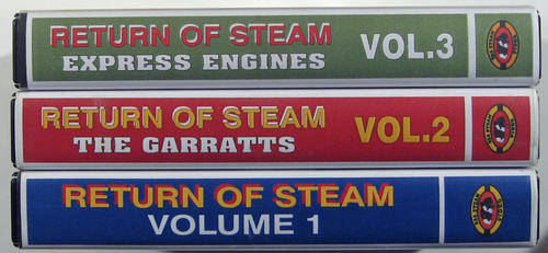 "Return of (SAR) Steam" videos. Vols 1,2,&3 (Bundle of 3)
