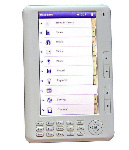 EBOOK READER 2GB 7INCHES , DIGITAL VIDEO AND AUDIO PLAYER, EBOOK-910