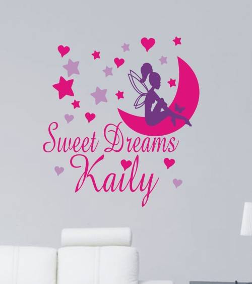 VINYL DECALS - SLEEP - PERSONALISED WITH YOU OWN NAME