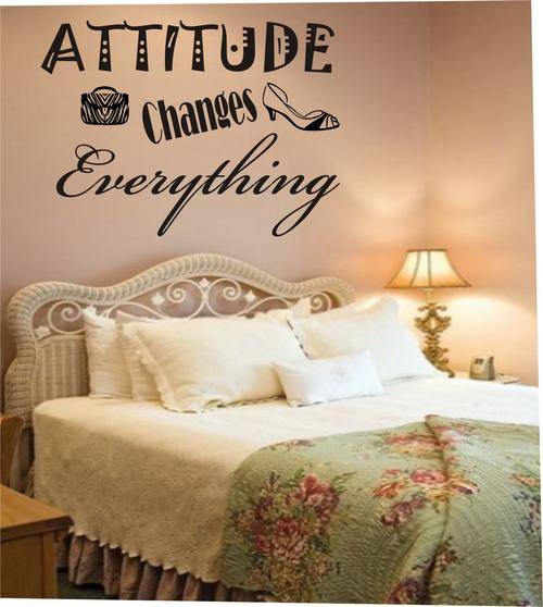VINYL DECAL - ATTITUDE 1 M MATT BLACK 0N SPECAIL