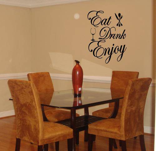 VINYL DECAL - EAT DRINK