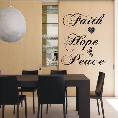 VINYL WALL DECAL - FAITH2