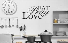 VINYL DECAL - EAT PRAY LOVE