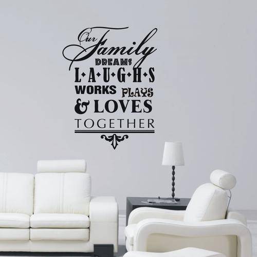VINYL DECAL - OUR FAMILY